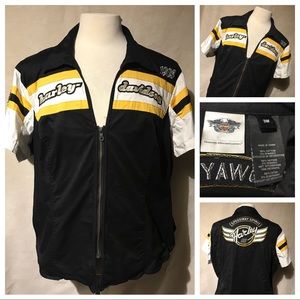 Harley Davidson 3W Zipper Speedway Shirt A3564